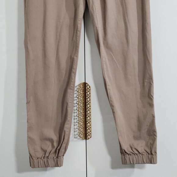 Veronica Beard Tedi Elastic Waist/Hem Pant Tapered Leg High Rise Size 27/4 Khaki - Picture 5 of 11